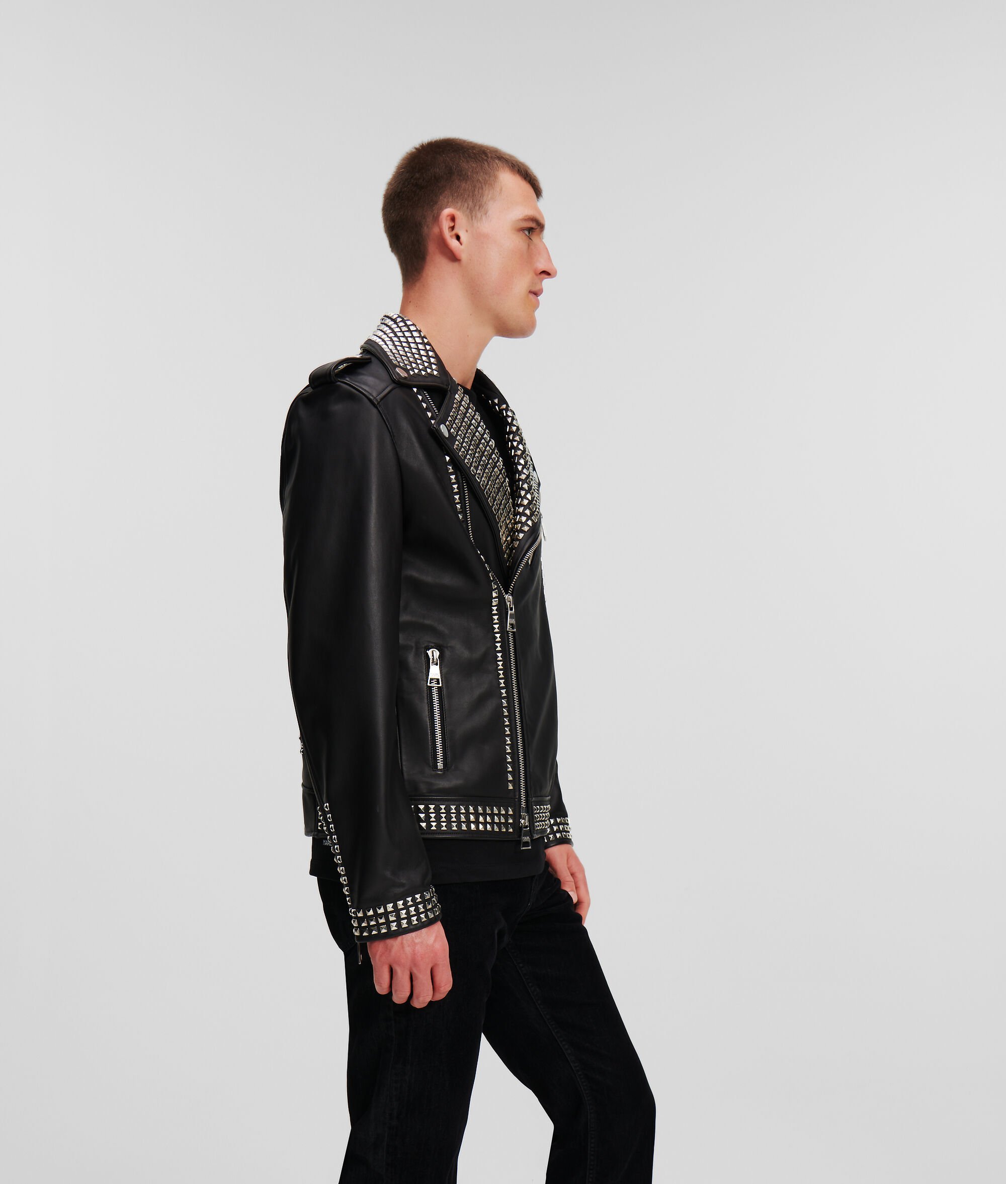 (image for) Ingenious STUDDED LEATHER JACKET HANDPICKED BY HUN KIM